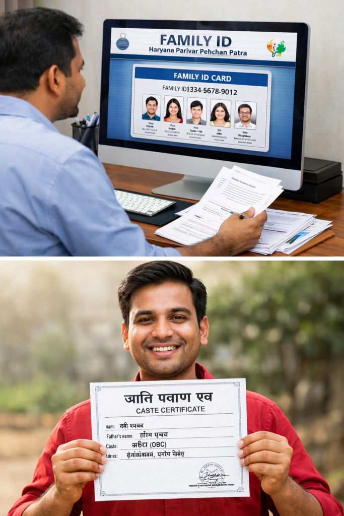 Family ID Se Caste Certificate Kaise Banaye